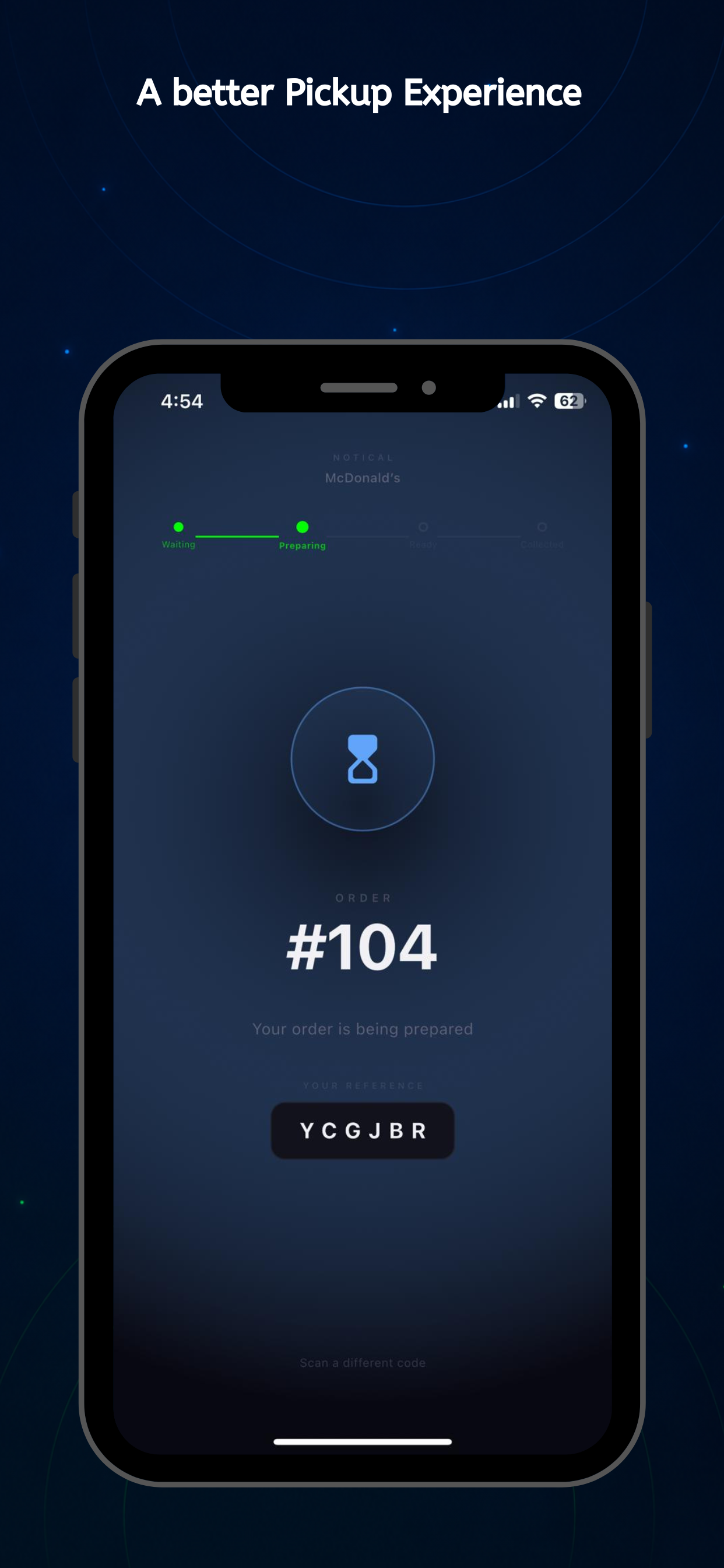 Customer in-progress status in Notical