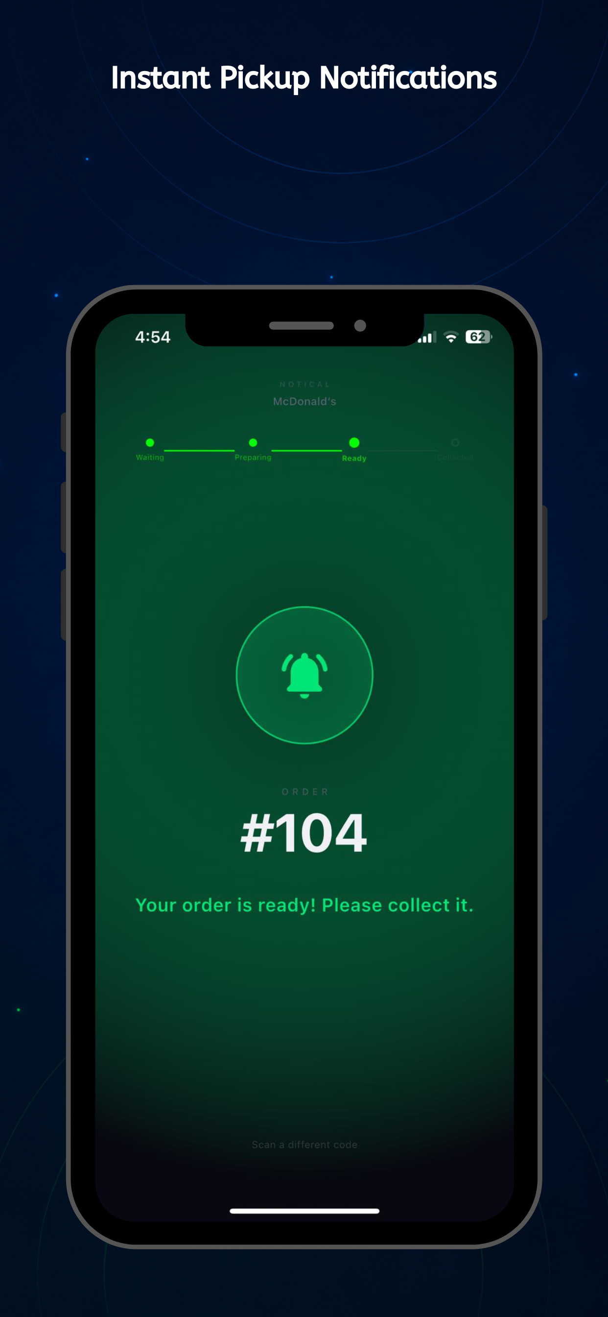 Customer ready notification in Notical